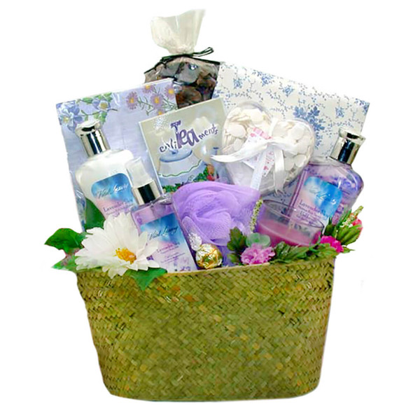 Sweet Blooms Spa Gift Basket