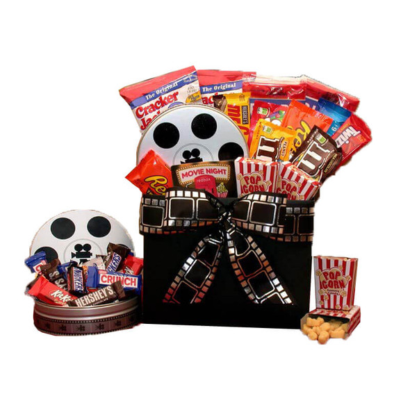 Movie Night gift box | Movie night gift, Movie night, Movie gift