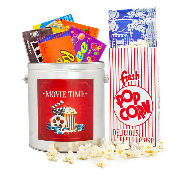 Movie Time Gift Pail | Movie Gift Baskets