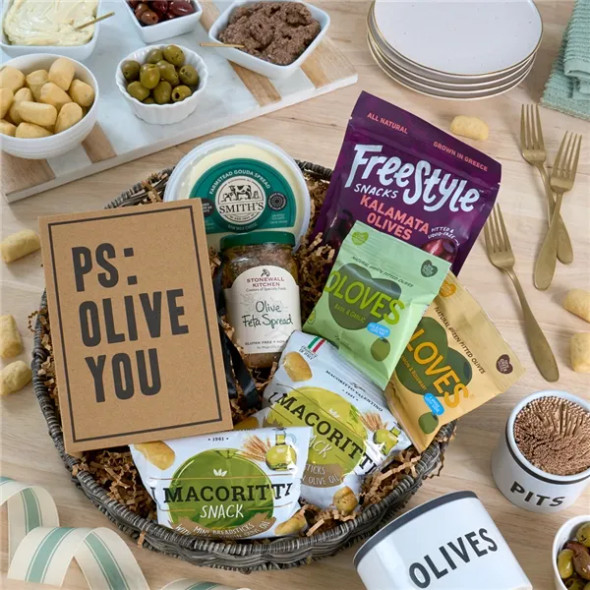 Gourmet Olive Delight Basket