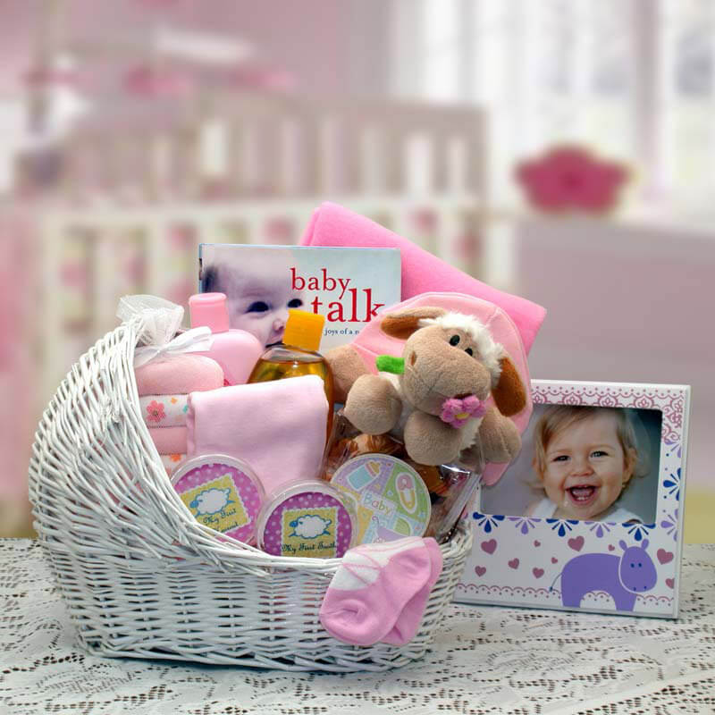 Baby Girl Essentials Deluxe Gift Basket – Bundle of Joy Baskets