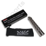 Ronin Gear #215 Dlx Stainless Practice Balisong Butterfly Knife