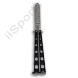 Ronin Gear #225 Practice Balisong Butterfly Knife GLOSS Black