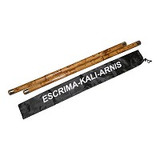 Escrima Kali Arnis Stick Set: Combat Rattan 28in x 1in