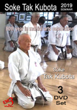 Soke Tak Kubota - Seminar 2019 ( Box Set - 3 DVDs )