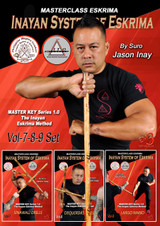 Inayan System of Eskrima - Vol.7-8-9 ( Box Set - 3 DVDs ) - by Suro Jason Inay