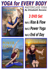 YOGA for EVERY BODY - ( Box Set - 3 DVDs ) - by Elizabeth Rovens