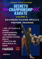 Secrets of Championship Karate Vol.2 Advanced Kicking - by Michele Krasnoo