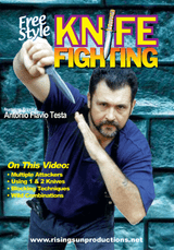 Knife Fighting Master Testa 3 DVD set