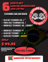 Mastering Gracie Brazilian Jiu-Jitsu - Box Set ( 6 DVDs )