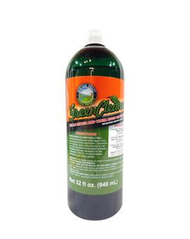 Green Cleaner was designed to kill on contact by suffocating and dehydrating. That is why it is important to thoroughly saturate your infested plants. If the product does not contact the insect it can't suffocate or dehydrate it.
Our special formula does not stress the plant and will not damage flowers, fruits or vegetables as long as it is applied under proper lighting and low heat conditions.
Green Cleaner is safe for your soil, food and ornamental plants, pets and people. With proper application our product can be used on the day of harvest.
Dries off quickly.
Tests clean. Clean ingredients means clean test results. Passes strict lab parts per billion testing. 
Safe to apply daily and will not interfere with plant development.
Safe to apply on day of harvest and as often as required throughout growth. 
Safe for food and medicinal plants.
Biodegradable.
PBA Free or HDPE grade bottles.
Green Cleaner is not registered with the E.P.A. since it qualifies for exemption under FIFRA section 25 (B) as a minimum risk pesticide.
Green Cleaner KILLS SOFT BODY INSECTS, THEIR LARVAE AND EGGS, POWDERY MILDEW, MOLD AND FUNGUS ON CONTACT WITHOUT USING DANGEROUS CHEMICALS!
After saturation of the entire plant, Green Cleaner will cover the target insect, egg case or larvae. It's active ingredients then cause disruption of respiration and digestion. It also penetrates to dehydrate their entire body. Insects can never become immune to this product because they can't get immune to suffocation or dehydration.
Many insects and diseases are killed on contact with one application. An infest will take repeated application to eliminate the problem. 
