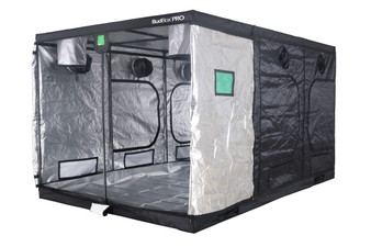 BudBox Grow Tents have been, and remain, the most trusted name in the indoor grow tent market since its inception 15 years ago! They’ve been in the industry for over 15 years for a reason! BudBox continues to manufacture and supply high quality, tried, tested & trusted grow tents to both the professional & hobbyist grower.

As concept developers, Bud Box Grow Tents has continued to upgrade, improve and re-style Bud Box Grow Tents in line with the feedback they have received from customers and in line with their philosophy to constantly strive for perfection. The Bud Box Pro Grow Tents range combines and amalgamates all the very best ideas, concepts & raw materials into one fantastic, strong, light proof growing environment.

Maintaining a proper growing environment is crucial for a successful, high-yielding grow. Indoor growing tents provide a convenient way to isolate your growing area so you can maintain proper temperature, humidity, light and odor containment while keeping out dust and insects. BudBox grow tents are the newest, highest-quality, sturdiest tents we've used- and over many years of indoor growing, we've tried them all! Featuring the first white interior we have seen, easy assembly, easy access, sturdy frames to hold lights, filters and fans, the BudBox tents are the best way to create a self-contained environment for your indoor garden and maximize yields. A gorilla could hang from these grow tents!

- Strongest tent available
- Award winning grow tents
- Strong, black powder-coated frames 25mm tempered rolled steel
- All metal push & click corner connectors
- Large access doors / Inspection windows
- Military grade zippers
- Green viewing window
- Double stitched seams
- Uplift irrigation bar
- Double cuff vents
- 20% oversized vents
- Screamed passive vents
- Water proof drip tray
- Roof hanging bars
- Silicon pads for roof bars
- Clips to hold main door open
- Hanging straps provides
- Canvas completely unzips
- Huge range of sizes
- Inspection doors – (from XL up)
- Ground level irrigation ports – (from XL up)
Look no further for your grow tent than BudBox. BudBox is the most trusted name in the indoor grow tent market in the UK and one of the most trusted brands in the entire world. They have been making grow tents for 15 years for a reason! Grow with Bud Box today!
