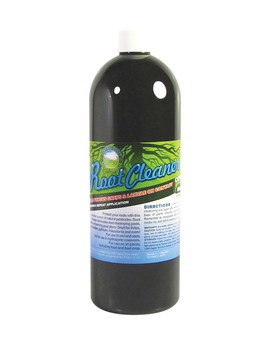 Root Cleaner kills fungus gnats and their larvae, pythium and rhizoctonia, root rot and root damping-off, thrips, nematodes, root aphids, and more. For use in soil and coco. Use from start up to the day of harvest.
Features:
All Natural
Concentrated 
Pests can’t build immunity to it
No gloves, respirator, or suiting up required
Kills pests and their eggs! No "product stacking" required
Use from Start to Harvest

