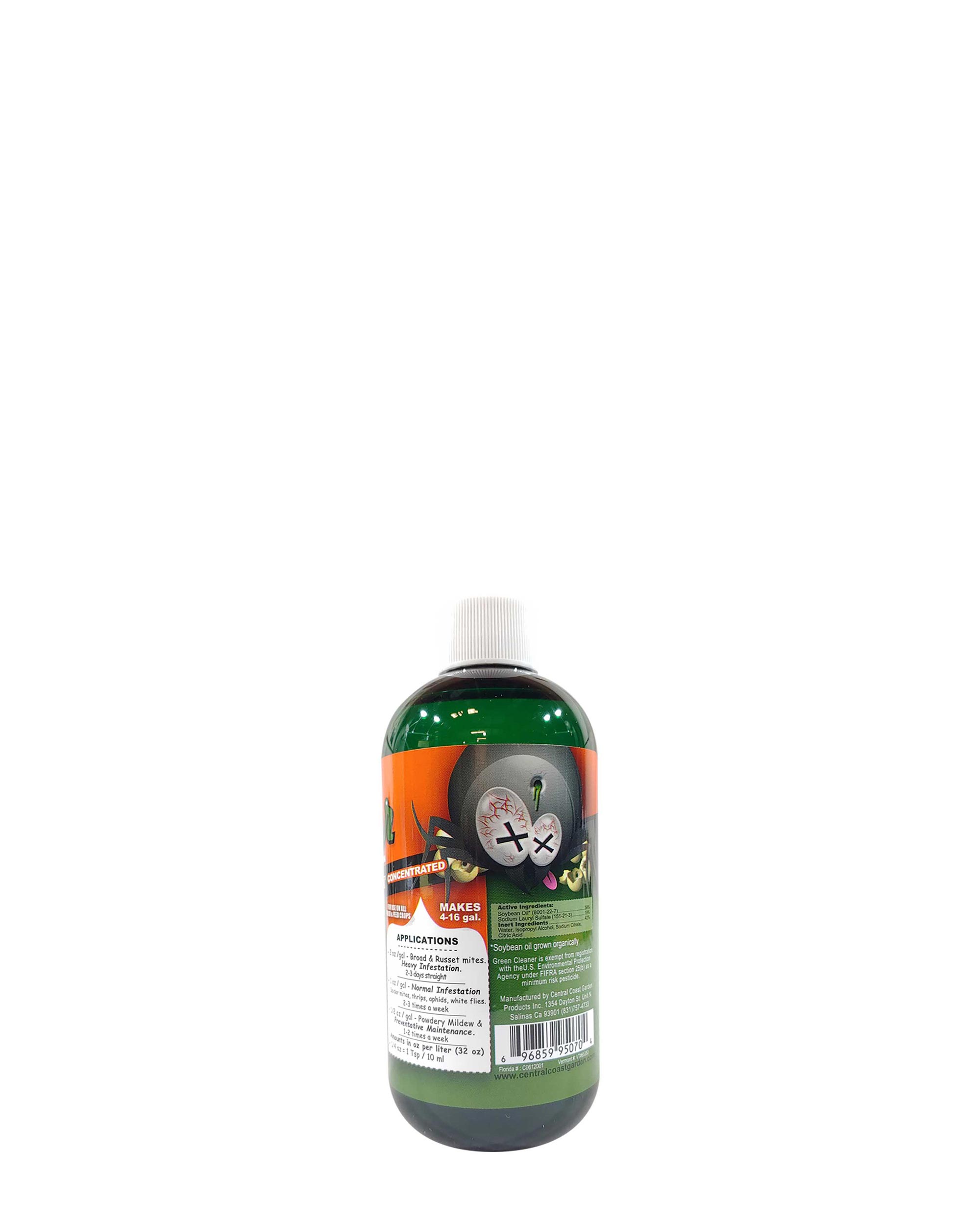 Green Cleaner Lost Coast Concentrate - 8 Oz. Kills Mites & Their Eggs On  Contact