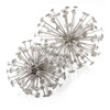 Remolino Starburst Silver Spheres - Set of 2
