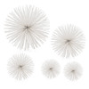 Erizo Urchin X-Small White Sphere - Set of 2