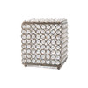 Tejido Silver Cristal Tissue Box Holder