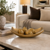 Almendra Gold Almond Object - Set of 2