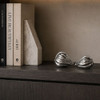 Nipa Pod Silver Object - Set of 2