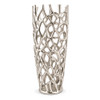 Rama Twigs Barrel Large Table Vase - Silver