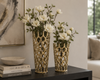 Rama Twigs Barrel Large Table Vase - Gold