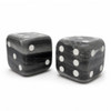 Dados Marmol Deco Black Marble Dice - Set of 2
