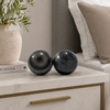 Bola Marmol 4" Storm Marble Sphere - Set of 2
