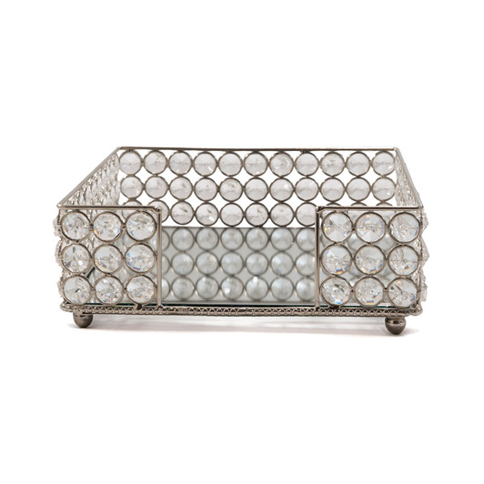 Servilleta Silver Cristal Table Napkin Holder