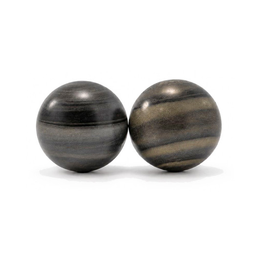 Bola Marmol 3" Storm Marble Sphere - Set of 2