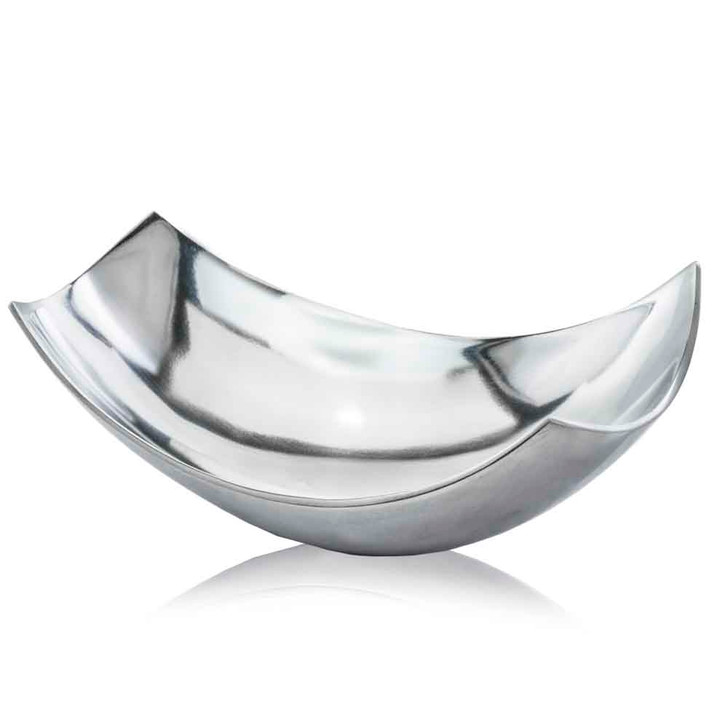 Cucha Large Scoop Bowl/Silver