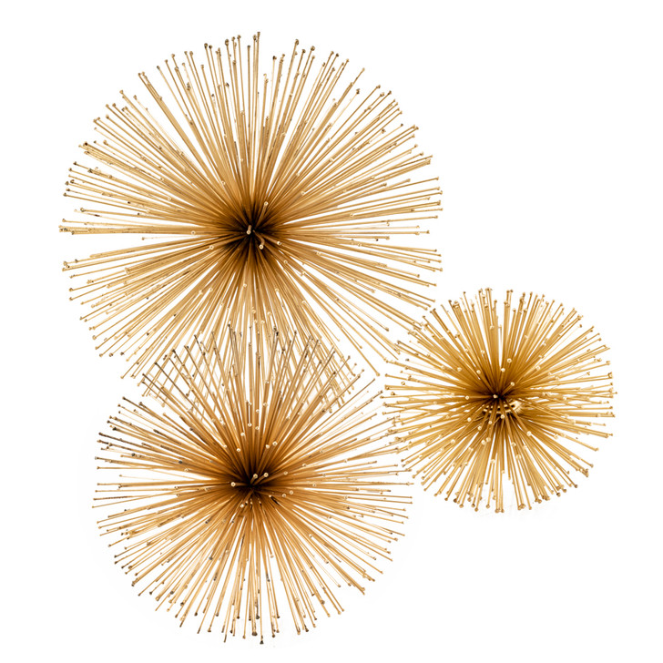 Erizo Urchin Medium Gold Sphere