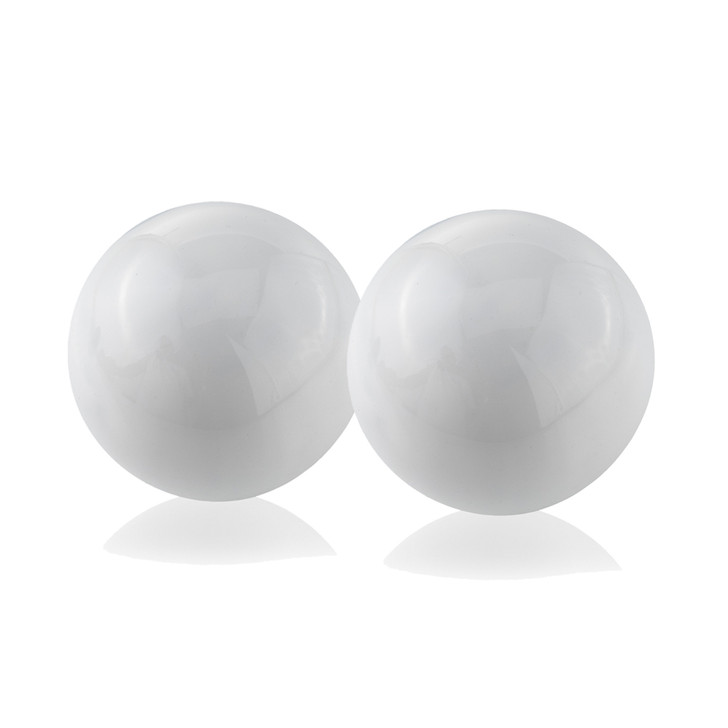 Bola Blanco White Sphere/3"D - Set of 2