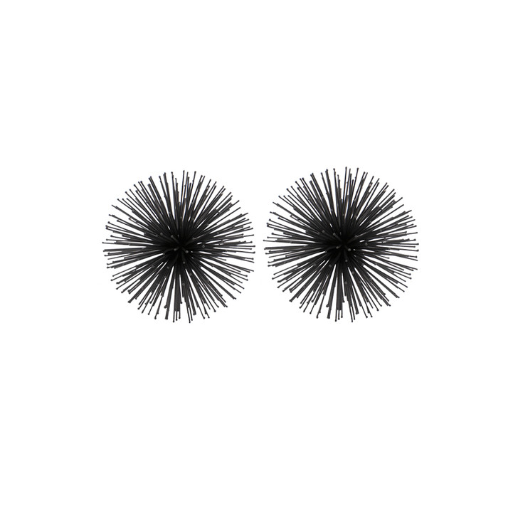 Erizo Urchin X-Small Black Sphere - Set of 2