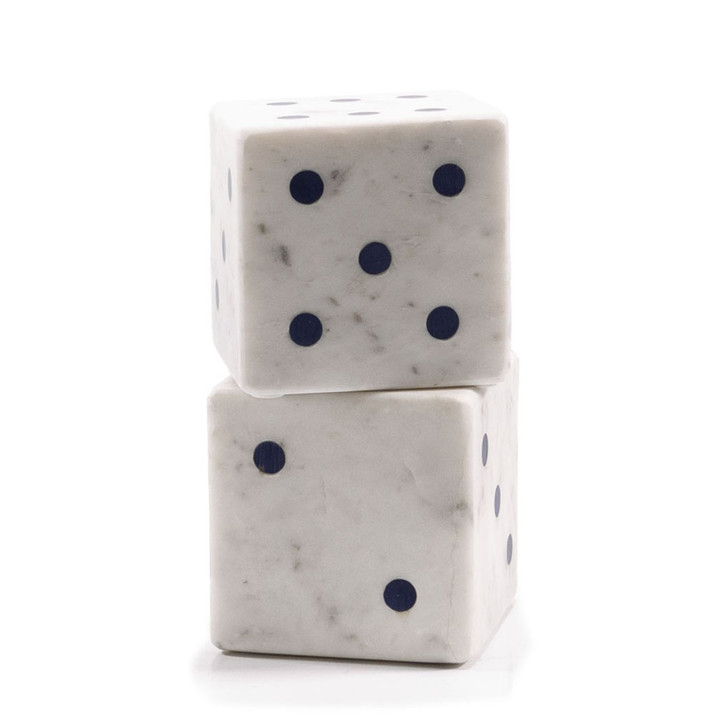 Dados Marmol Deco Marble Dice - Set of 2