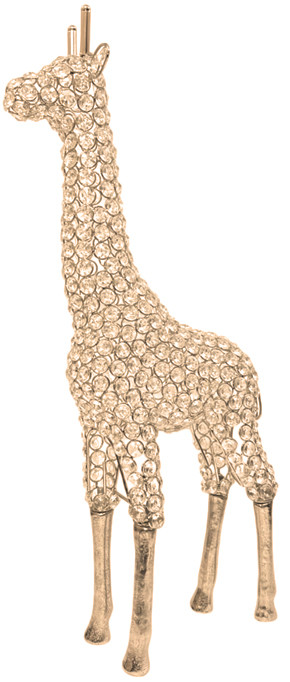 Jirafa Large Gold Cristal Giraffe