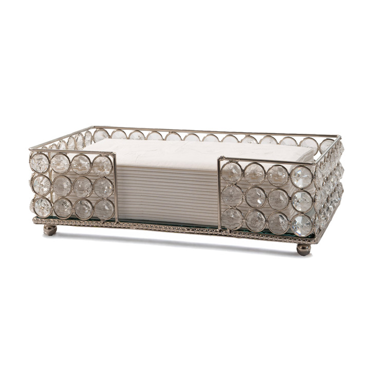 Servilleta Silver Cristal Bathroom Napkin Holder