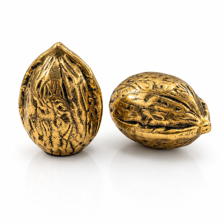 Almendra Gold Almond Object - Set of 2