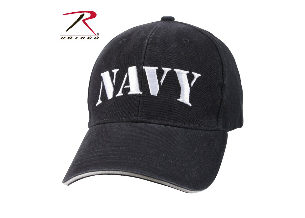 Navy blue vintage hat Vintage S Snap-Back Cotton Twill Ball Cap | Retro Golf Hat  main image 2