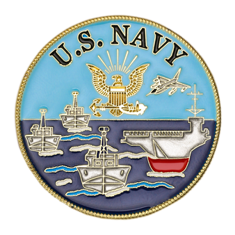 U.S. Navy Logo Ships Challenge Coin