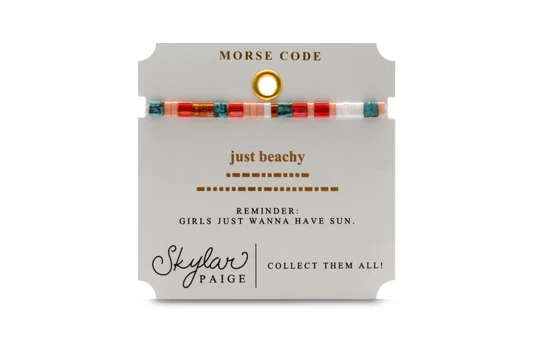 Morse Code Just Beachy