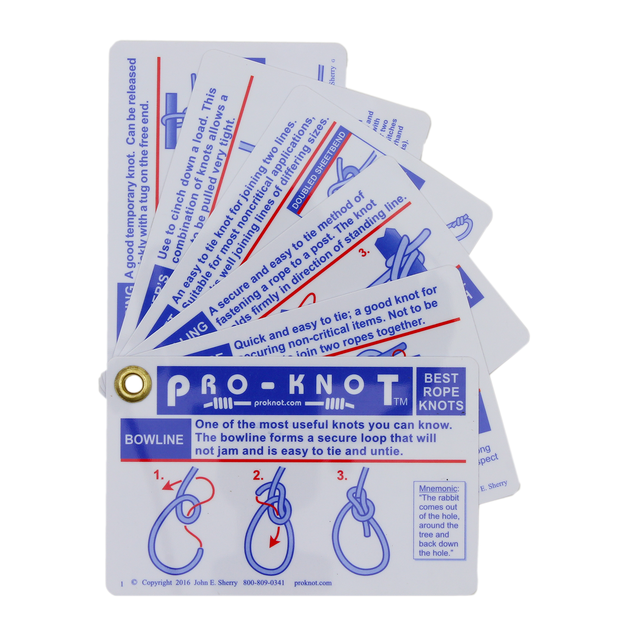 Pro-Knot Knot Tying Kit 20 Essential Rope Knots Instructions Practice KIT101