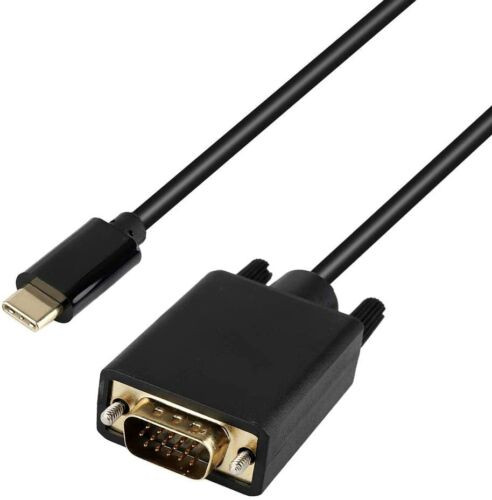 2 x Lenovo Genuine USB-C to VGA Adapter Converter Cable
