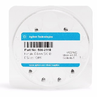 500-2118 - Ferrule, Graph, 4/5/6890, 0.8mm ID (10) - Chrom Tech, Inc.