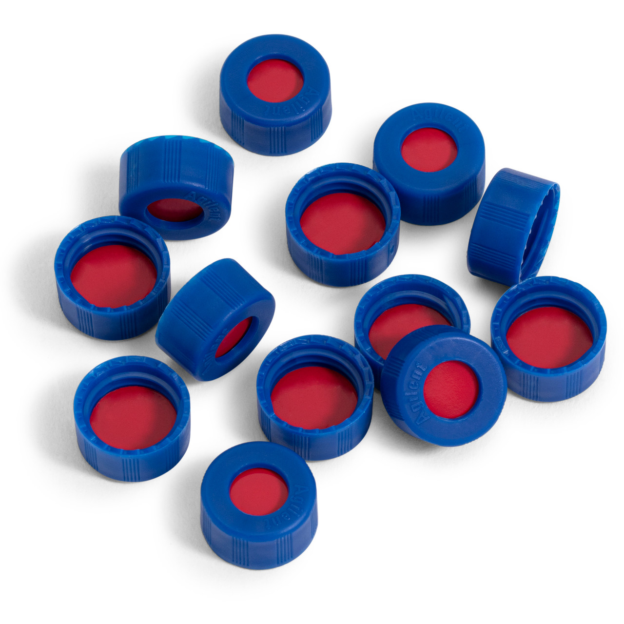 5182-0723 - Caps, screw type, color blue, 100/PK - Chrom Tech, Inc.