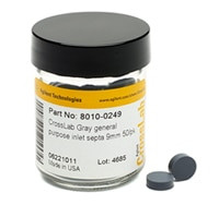 8010-0249 - CL Gray inlet septa 9mm 50pk 8010-0249 - CL Gray inlet septa 9mm 50pk