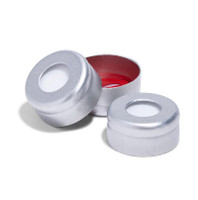 8010-0582 - CL cap crimp 11mm pre-slit PTFE/sil 100pk