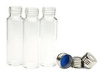 8010-0417 - CL 20mL screw hedsp vial & cap pt/sl 100/pk