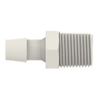 AB-117X - BARBED TUBING 1/2" ID x 1/4" NPT, PP, 10/pk AB-117X - BARBED TUBING 1/2" ID x 1/4" NPT, PP, 10/pk