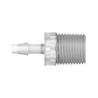 AB-204X - BARBED TUBING, 1/4" ID x 1/2" NPT, PP, 10/PK AB-204X - BARBED TUBING, 1/4" ID x 1/2" NPT, PP, 10/PK