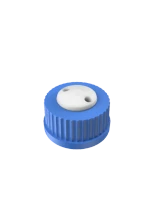 BC-222N - BOTTLE CAP, GL45 2-ported 1/4-1/4-28, PTFE